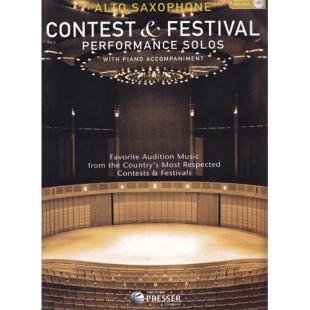 Contest and Festival Performance Solos Alto Saxophone [414-41198]