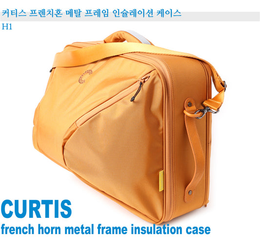 Curtis French Horn Metal Frame Insulation Case H1 - Brown H1
