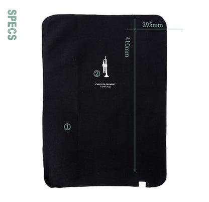 Curtis Premier Microfiber Polishing Cloth - Trumpet PC2T