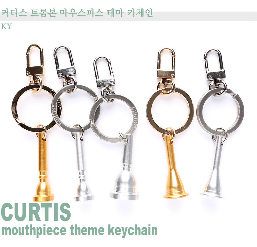 Curtis Trombone Mouthpiece Theme Keychain KY