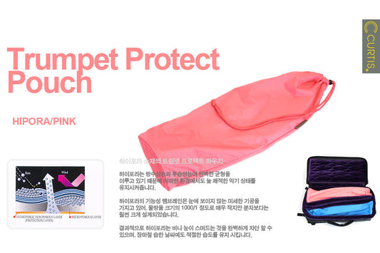 Curtis Trumpet Protect Pouch TP1 - Waterproof Hipora, Pink