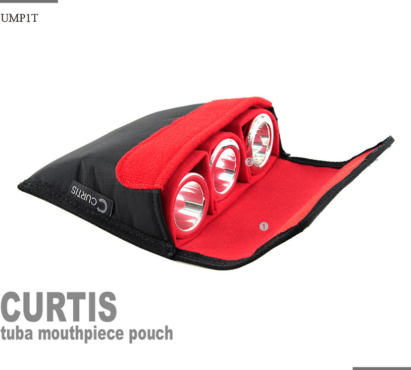 Curtis Tuba Mouthpiece Triple Pouch UMP1T
