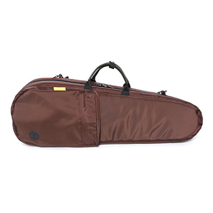 [Free Shipping] Curtis Shaped Violin Case Cover - Backpack / Navy/ Brown