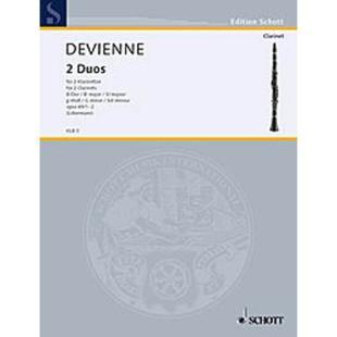 Devienne Clarinet Duos, Op. 69, Nos. 1 and 2 [KLB3]