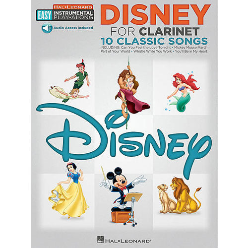 Disney for Clarinet - Easy Instrumental Play-Along [122185]