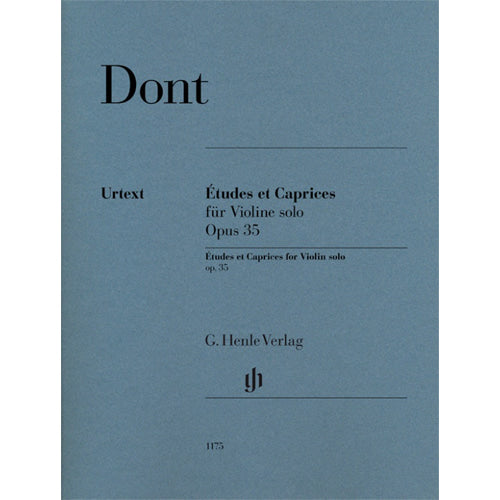 Dont Etudes et Caprices op 35 for Violin solo [HN1175]