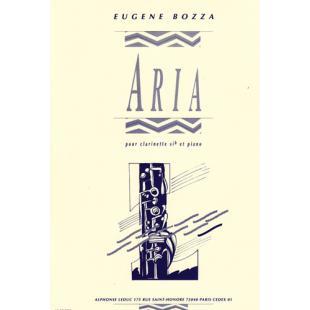 E. Bozza Aria for Clarinet and Piano [AL20200]