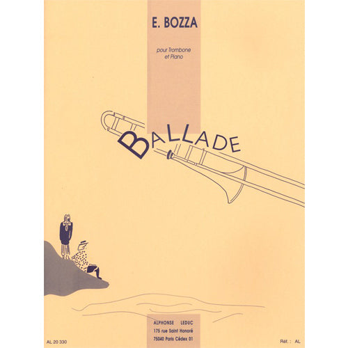 E. Bozza Ballad for Trombone and Piano [AL20330]