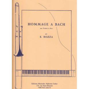E. Bozza Hommage a Bach for Trombone and Piano [AL21788]