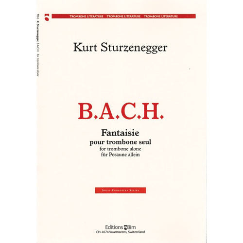 Kurt Stuzenegger - Bach Fantaisie for Trombone Solo [TB6]