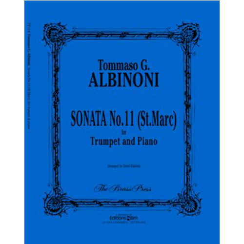 Albinoni Tommaso, Sonata No.11 (trumpet and piano) [TP118]
