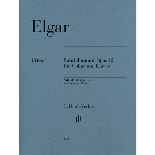 Elgar Salut d'amour Op. 12 for Violin and Piano [HN1188]