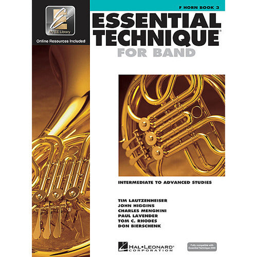 Essential Technique for Band - F Horn, Book 3 [862627]