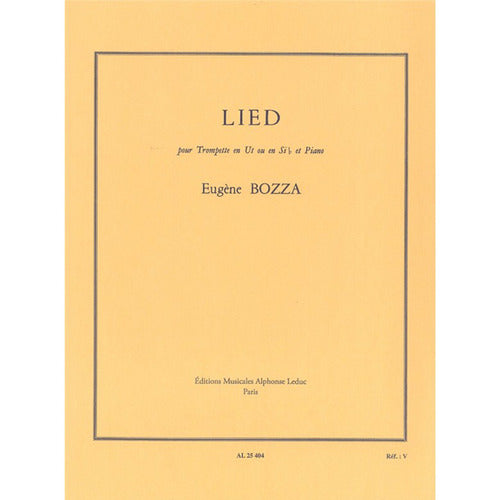 Eugene Bozza - Lied for Trumpet and Piano [AL25404]