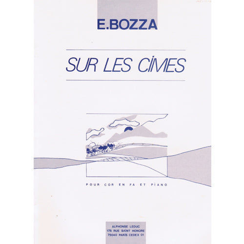 Eugene Bozza Sur Les Cimes for Horn and Piano [AL22811]