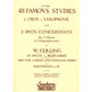 Ferling 48 Famous Studies for Oboe or Saxophone (1st and 3rd Part) [3770173]