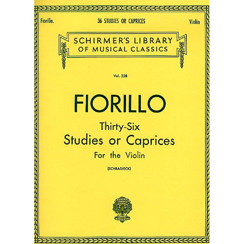 Fiorillo 36 Studies or Caprices - Violin Method [50253600]