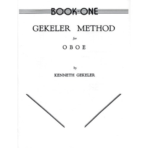 Gekeler Method for Oboe, Book I [EL00081]
