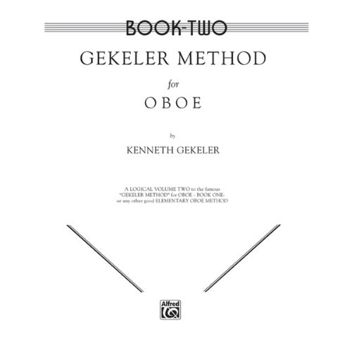 Gekeler Method for Oboe, Book II [EL00095]