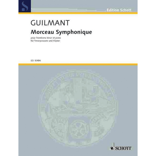 Guilmant Morceau Symphonique, Op. 88  for Trombone and Piano [ED10484]
