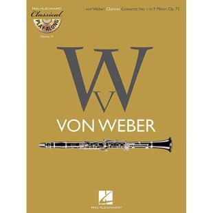 Weber :Clarinet Concerto No. 1 in F Minor, Op. 73 (with CD) [842354]