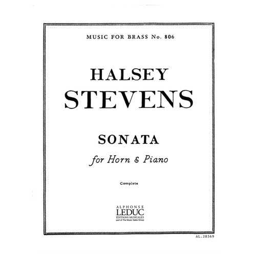 Halsey Stevens Sonata for Horn and Piano [AL28569]