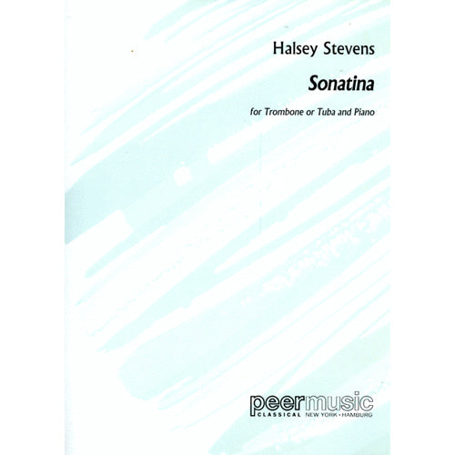 Halsey Stevens Sonatina for Trombone or Tuba and Piano 228218