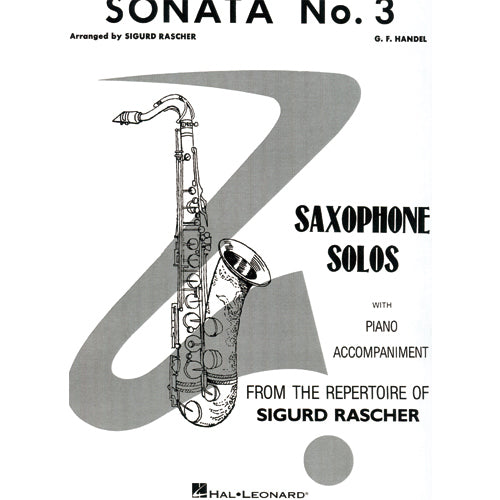 Sonata No. 3 for Alto Saxophone and Piano (arr. Sigurd Rascher) [347808]