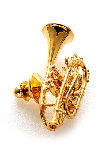Harmony Cornet Gold Pin FPP604G