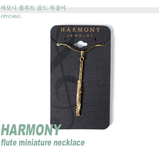 Harmony Flute Gold Necklace FPN546G