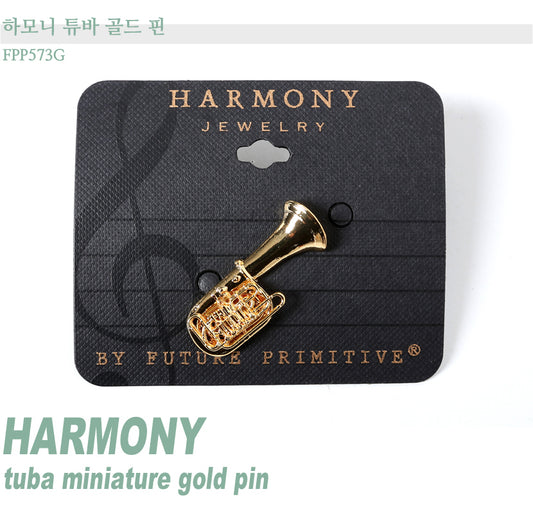 Harmony Tuba Gold Pin FPP573G