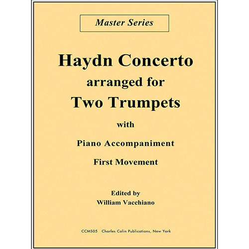 Haydn Concerto Transcribed for 2 Trumpets by Willam Vacchiano [Ms05]