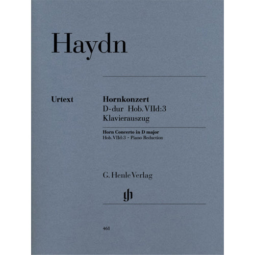 Haydn Concerto for Horn and Orchestra in D Major, Hob. VIId:3 [HN461]