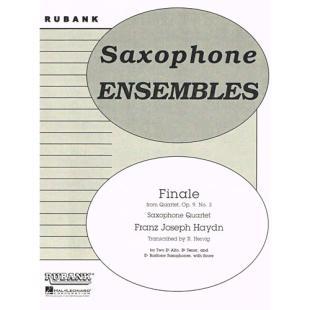 Haydn Finale from (Quartet, Op. 9 No. 3) Saxophone Quartet [4479595]