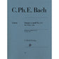 Bach Flute Sonata a minor Wq 132 HN555