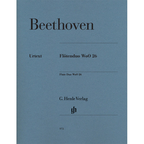 Henle : Beethoven Flute Duo WoO 26 [HN973[]