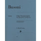 Busoni Early Character Pieces for Clarinet and Piano [HN467]