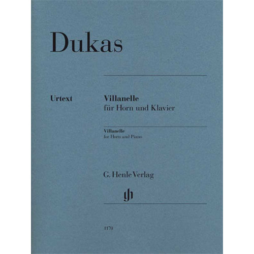 Dukas Villanelle for Horn and Piano [HN1170]