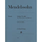 Mendelssohn Clarinet Sonata E flat major [HN1033]