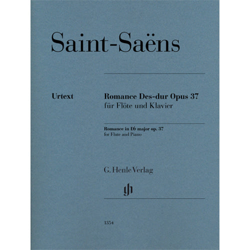 Henle : Saint-Saens Romance D flat major op. 37 for Flute and Piano HN1354