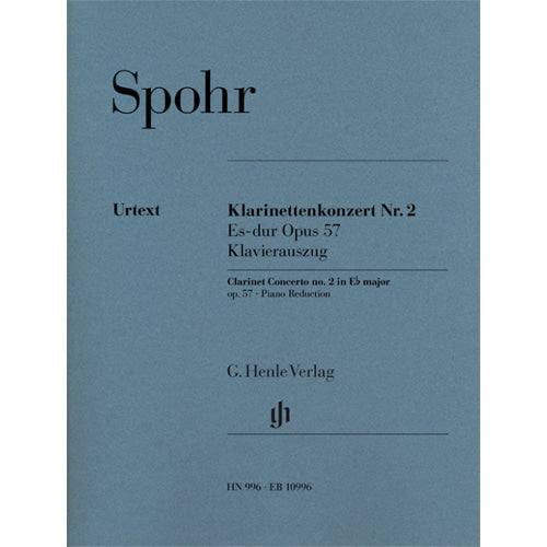 Spohr Clarinet Concerto no. 2 in E flat major op. 57 [HN996]