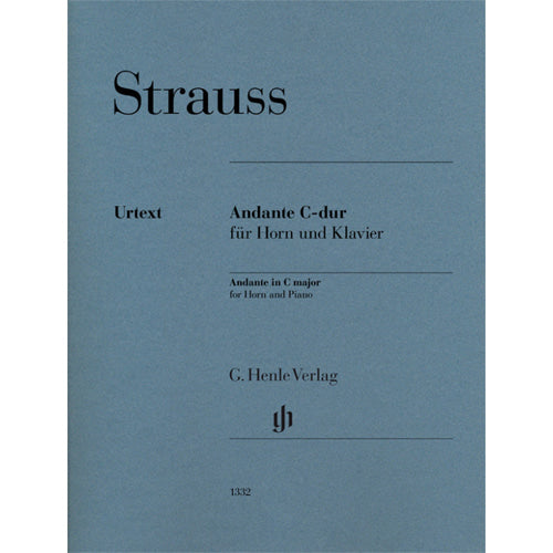 Strauss Andante C major for Horn and Piano [HN1332]