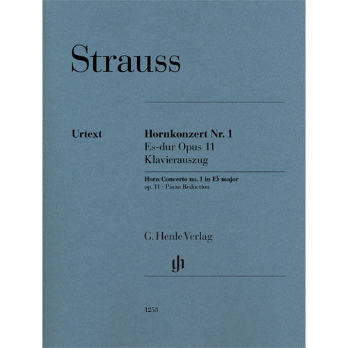Strauss Horn Concerto no. 1 E flat major op. 11 for Horn and Piano [HN1253]