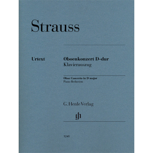Strauss Oboe Concerto D major for Oboe and Piano [HN1248]