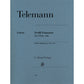 Telemann - Twelve Fantasias for Flute Solo TWV 40:2-13 HN556