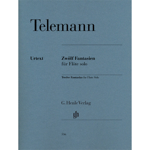 Telemann - Twelve Fantasias for Flute Solo TWV 40:2-13 HN556