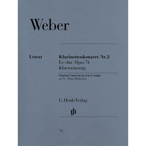 Weber Clarinet Concerto no. 2 E flat major op. 74 [HN732]