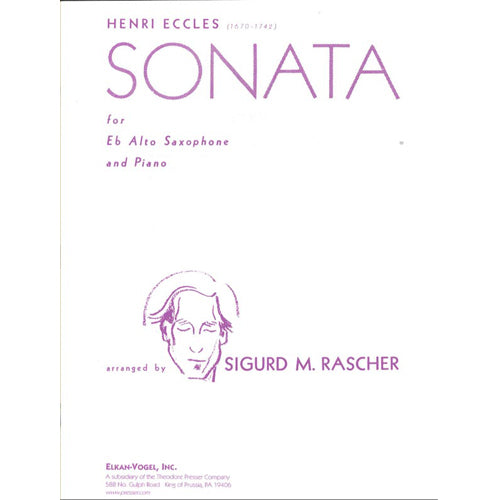Sonata for Eb Alto Saxophone and Piano [164-00047]