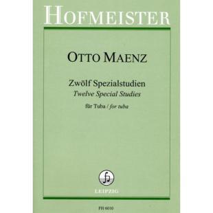 Otto Maenz - Zwolf Spezialstudien fur Tuba [FH6010]