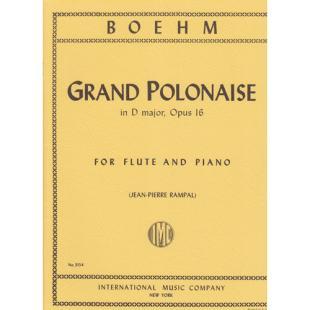 Boehm - Grande Polonaise in D major, Opus 16 for Flute and Piano [IMC3154]